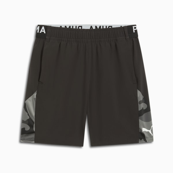 PUMA FIT 7" Men's Shorts, PUMA Black-Q2 print, extralarge